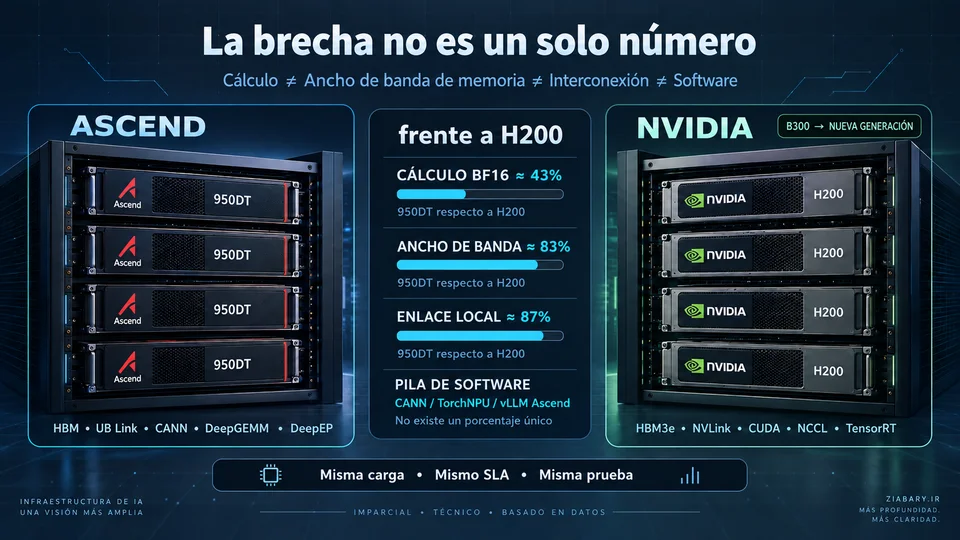 Ascend frente a NVIDIA: ¿cuál es la brecha real de rendimiento?